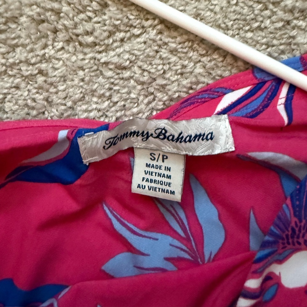 Tommy Bahama Pink and Blue Floral Dress - Picture 3 of 3